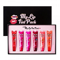 Тинт для губ Berrisom Oops! My Lip Tint Pack 6 оттенков оптом в Иркутск 