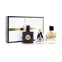 Парфюмерный набор Yves Saint Laurent Black Opium/Mon Paris/Libre 3x30 ml оптом в Иркутск 